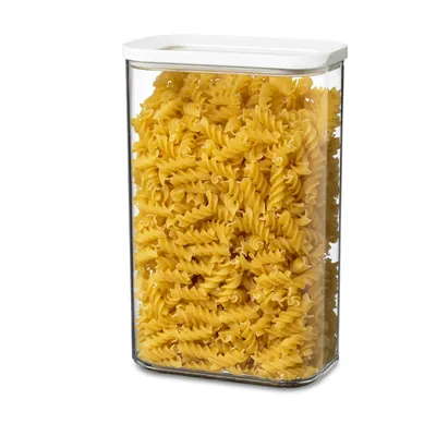 Obrázek produktu pro Rosti Mepal Modula, Krabice, Obdélníkový, 2 l, Průhledná, Bílá, Polyetylen, Styren-akrylonitril (SAN), CE