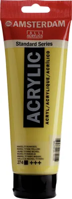 Produktbild von Amsterdam Standard Series Acrylfarbe Tube 250 ml - Nickeltitangelb 274
