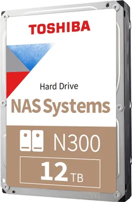Immagine prodotto di Toshiba 8.9cm (3.5") 12TB SATA3 NAS N300 7200RPM intern bulk