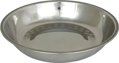 Productafbeelding van Campingbord - Roestvrij staal - Met rand - 19 cm