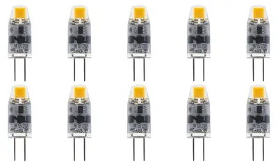 Produktbild von SPL G4 LED Stecklampe T10 1W 100lm Warmweiß Dimmbar 10 Stück