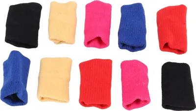 Image de 10 pièces de protection des doigts en nylon protègent les doigts et répondent aux besoins quotidiens tout en offrant une protection suffisante contre la pression