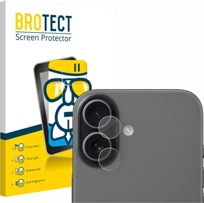 Produktbild von BROTECT Schutzglas für Apple iPhone 17 (NUR Kameraschutz) Schutzfolie Panzer Folie Glas Display Schutz klar