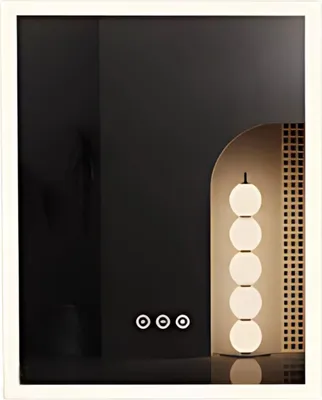 Obrázok produktu pre Kúpeľňové zrkadlo Berlin - 40×50 cm - S vyhrievaním a LED osvetlením - Bez zahmlievania - Kúpeľňové zrkadlo