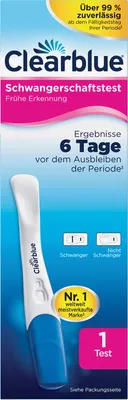 Produktbild von CLEARBLUE Schwangerschaftstest frühe Erkennung 1St PZN 12894014
