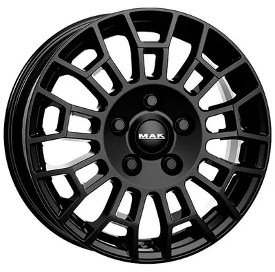 Productafbeelding van Litá velg, merk MAK, model NOMAD, afmetingen 7x17 inch, steek 5x118, offset 45, kleur: glanzend zwart