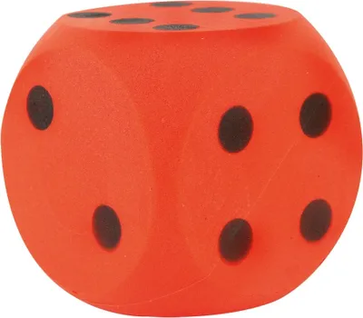 Produktbild von Speelgoed 190/606 RED - wuerfel Soft, 16 cm, rot