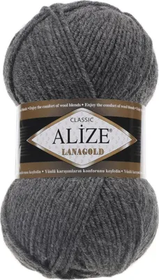 Produktbild von ALIZE Lanagold 182 Medium Grey Melange