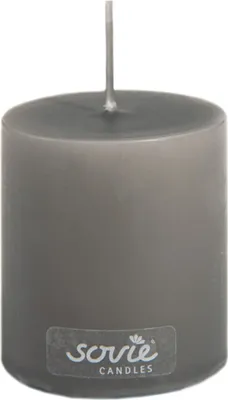 Produktbild von Sovie CANDLES Stumpenkerze in Braun Ø 50 mm x H 60 mm, Brenndauer ca. 16 Std., 1 Stück