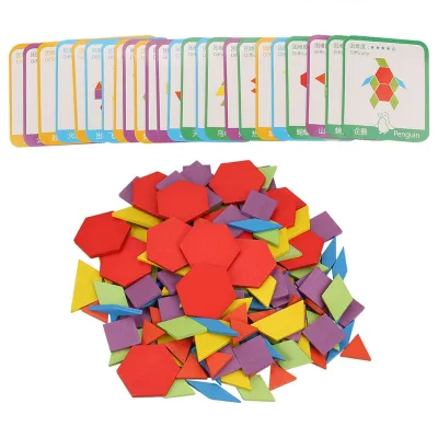 Zdjęcie produktu dla Zestaw puzzli, drewniane puzzle, zabawki edukacyjne, zabawki dla dzieci,