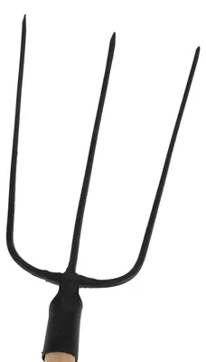 Obrázek produktu pro Vidlice Schmith / Vidlice na hnůj, 3 zuby / 120 cm, dřevěná násada.Vidlice na hnůj.Vidlice na hnojení.Vidlice na seno.Vidlice na kompost.Robustní