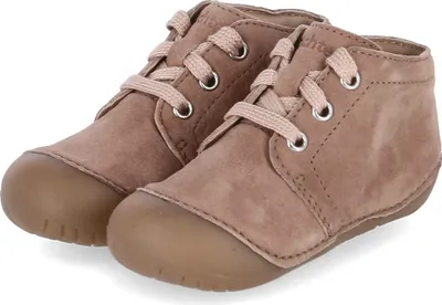 Produktbild von Richter Kinder Schnürschuhe/ Lauflernschuhe/ Halbschuhe Braun Rauleder Größe:18
