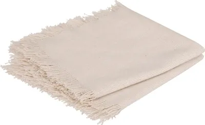 Image de 2 Serviettes de tables a franges en coton