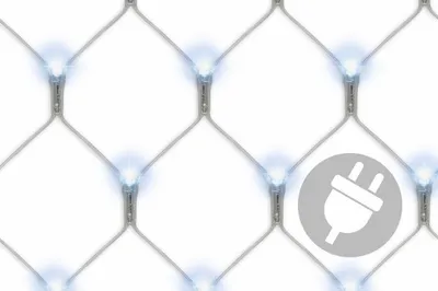 Obrázek produktu pro Světelná síť s LED diodami 3 x 3 m, 128 LED, studeně bílá