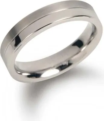 Zdjęcie produktu dla Boccia Ring 0129-01, tytan, rozmiar 52