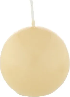 Produktbild von Kugelkerzen Pinie Beige, Ø 50 mm, 16 Stück, dt. Kerzen in RAL Kerzenqualität, Kein rußen und tropfen