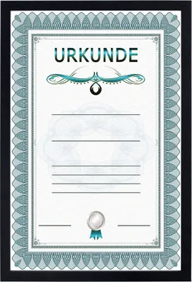 Produktbild von Holz Dokument Bilderrahmen Urkunde Diplom Foto Rahmen Plexi S111 Poster - Farbe: Schwarz | Format: 21x29,7 A4