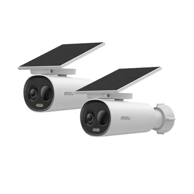 Produktbild von Imou Cell 3C All in one 3MP Überwachungskamera 2er Bundle mit Solarpanel weiß