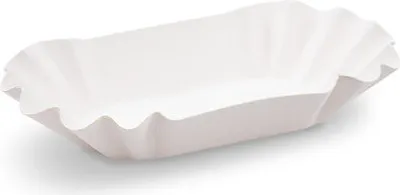 Produktbild von 250x BIONATURE Pappschalen aus Frischfaser oval 6 x 9 x 3 cm fettdicht
