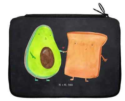 Produktbild von Mr. & Mrs. Panda Federtasche Avocado Toast - Kreidetafel - Geschenk, Etui, Freund, Freundin, Schreibmappe, Hochzeitsgeschenk, Hochzeit, Federmappe, für Stifte, Stifteetui