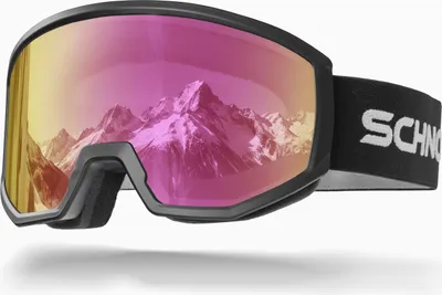 Produktbild von Schnorr Skibrille Luchs Pink (S2) | Full REVO verspiegelt, Anti-Fog, UV400, 45 mm Band