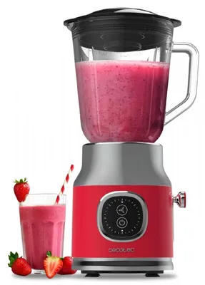 Obrázok produktu pre Cecotec RetroTwist, Stolný mixér, 1 L, Pulzný spínač, 800 W, Červená
