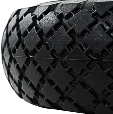 Produktbild von Sackkarrenräder 2 Stück 3,00-4 260x85 mm Vollgummi PolyurethanRad pannensicher für Transportwagen