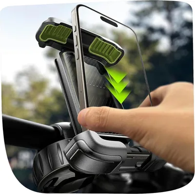 Produktbild von LISEN Fahrrad Handyhalterung Silikon Lenker Motorrad E-Scooter Halter E-Bike