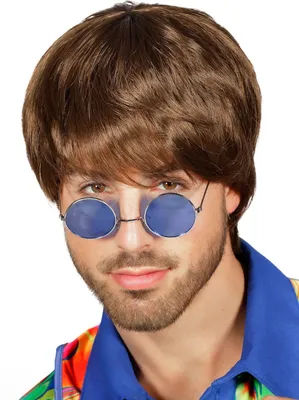 Produktbild von 60er Perücke braun - Kostüm Perücke für Fasching