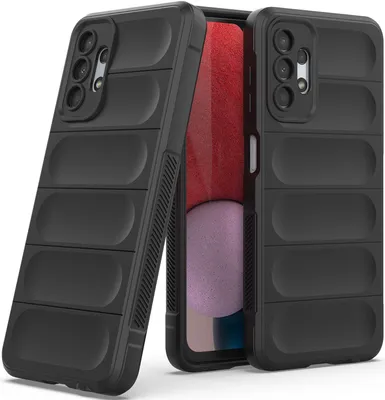 Produktbild von Galaxy A13 Hülle, Weich TPU Silikon Stossfest Anti-rutsch Schutzhülle für Samsung Galaxy A13 5G/4G Schwarz