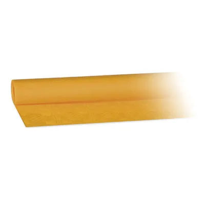 Produktbild von 1x Damasttischdecke Tischtuch aus Papier gerollt 1,20m  x 8m gelb