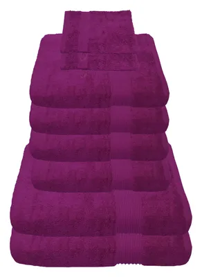 Produktbild von Julie Julsen Handtuch Set Fuchsia,Set:8 tlg. 2 Bade- 4 Handtücher + gratis 2 Waschhand..
