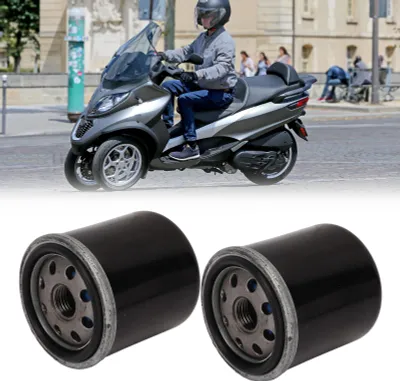 Image de 2 filtres à huile pour moto 82635R Carburant moteur Remplacement haute performance pour Italjet