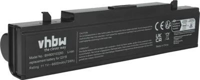 Produktbild von vhbw Akku kompatibel mit Samsung RF411, RF510, RC720, RF410, RC530 S0D, RC708, RC710, RC530 S0C, RC530 S0B Notebook (6600 mAh, 11,1 V, Li-Ion)