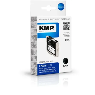 Produktbild von KMP E125 Tintenpatrone schwarz kompatibel mit Epson T 129