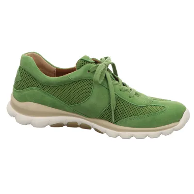 Produktbild von rollingsoft Damen Schnürschuhe Sportlich Gummisohle Grün