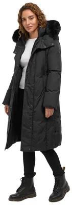 Produktbild von Tazzio Damen Wintermantel F807 (Schwarz, XXL)
