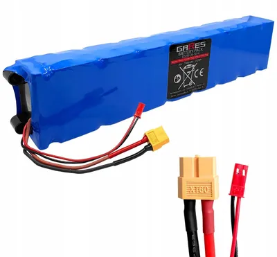 Obrázok produktu pre Gares Batéria pre elektrokolobeľku JST-SM  | 36V 7,0Ah | Konektor XT60 | Li-Ion akumulátor s vysokým dojazdom
