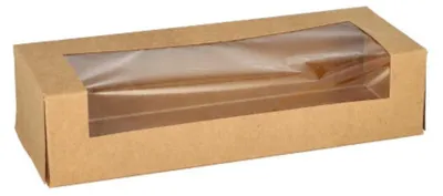 Immagine prodotto di PAPSTAR 89232 PAPSTAR sushi box "pure", dimensioni: 195 x 70 x 45 mm, marrone
