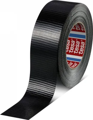 Produktbild von tesa Allzweckgewebeband 4662 schwarz 48 mm x 50 m