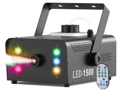 Productafbeelding van Nevelmachine, afstandsbediening, RGB-lichteffecten, EU-stekker