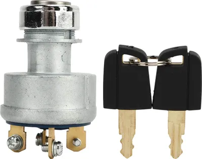 Immagine prodotto di Interruttore di avviamento dell'accensione 9G7641 Avvio a chiave a 4 fili con set di 2 pulsanti per escavatore Caterpillar Cat 229 306 320 330 322 375