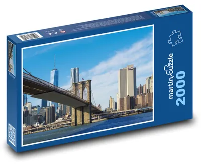 Obrázek produktu pro Puzzle 2000 Brooklynský most v New Yorku - martinpuzzle