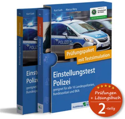 Immagine prodotto di Einstellungstest Polizei: Prüfungspaket mit Testsimulation