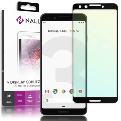 Zdjęcie produktu dla Szkło ochronne NALIA dla Google Pixel3, folia ochronna 3D na cały ekran telefonu komórkowego