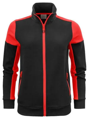 Imagen del producto de Sudadera "Prime" para mujer, con cremallera completa, modelo ET838 (talla S) (/rojo)