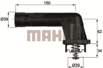 Produktbild von Mahle Thermostat für BMW 3er E36 5er E34 Z3
