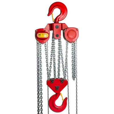 Produktbild von Delta Rot Premium Stirnradkettenzug Tragkraft 20,0t Länge 10,0m