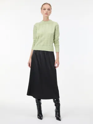 Produktbild von Orsay Schwarzer A-Linien-Midirock für Damen 34