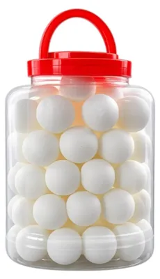 Produktbild von Verk 14711 Tischtennisbälle, 40 mm, 60 Stück, weiß